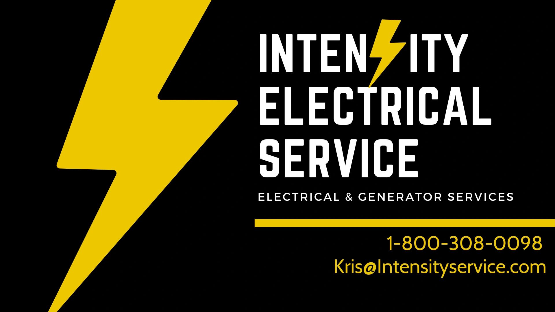 Electrician Intensity Electrical Service